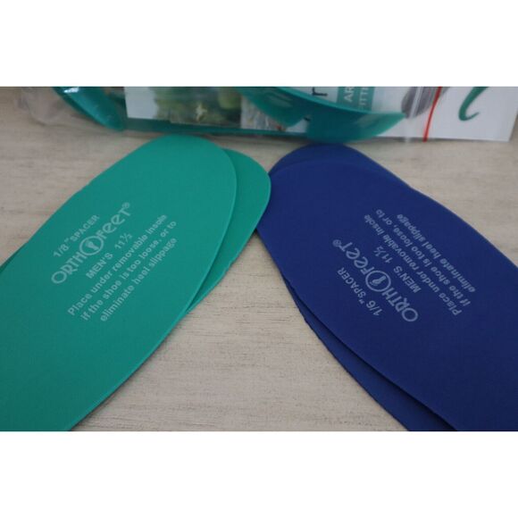 OrthoFeet Men's Sz 11.5D Blue Edgewater Stretch Orthopedic Sneakers - Picture 8 of 13